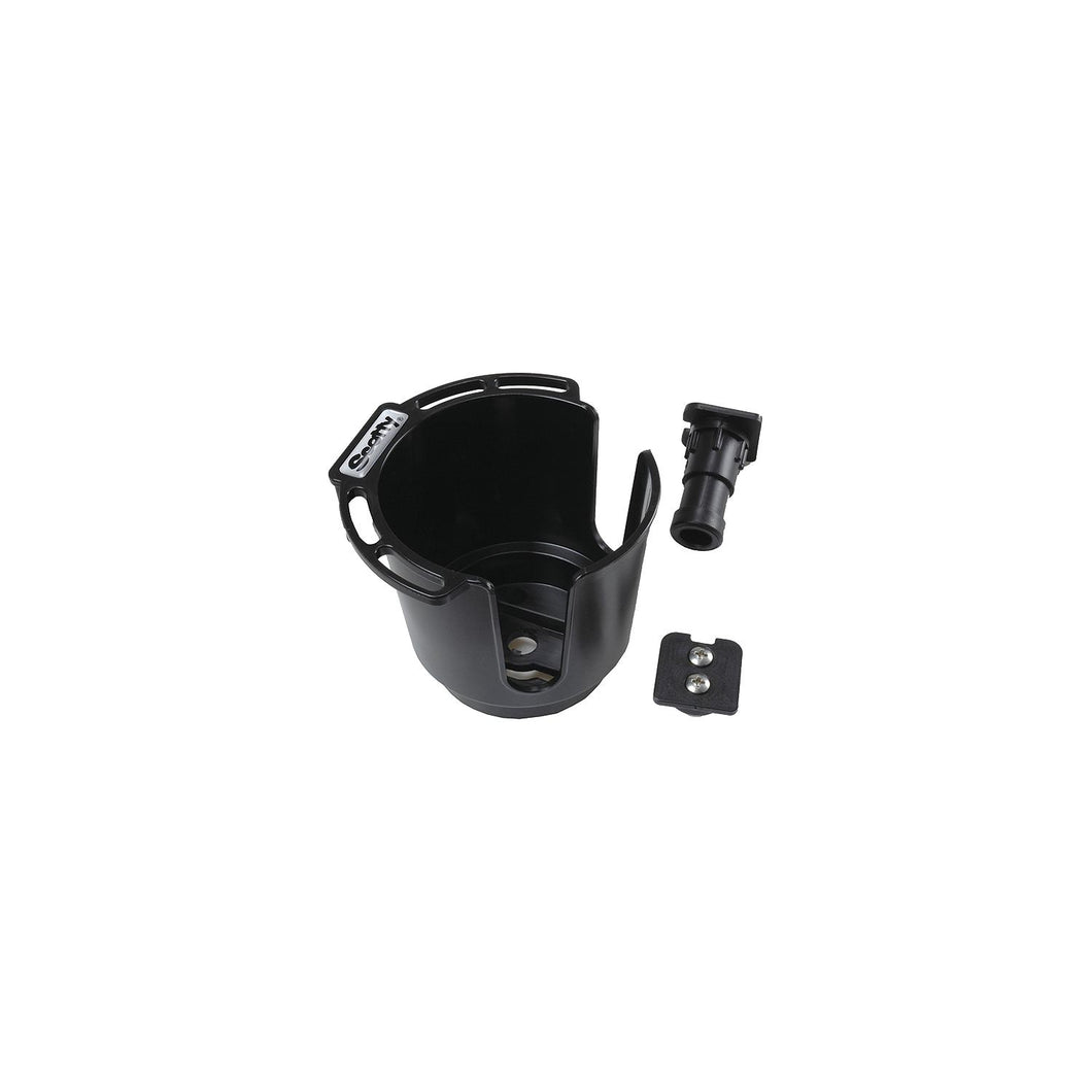 Scotty XXX Drink Holder w/Bulkhaed/Gunnel/Rod Holder Mt., Black, 12/case -Modern Boat Sales & Service