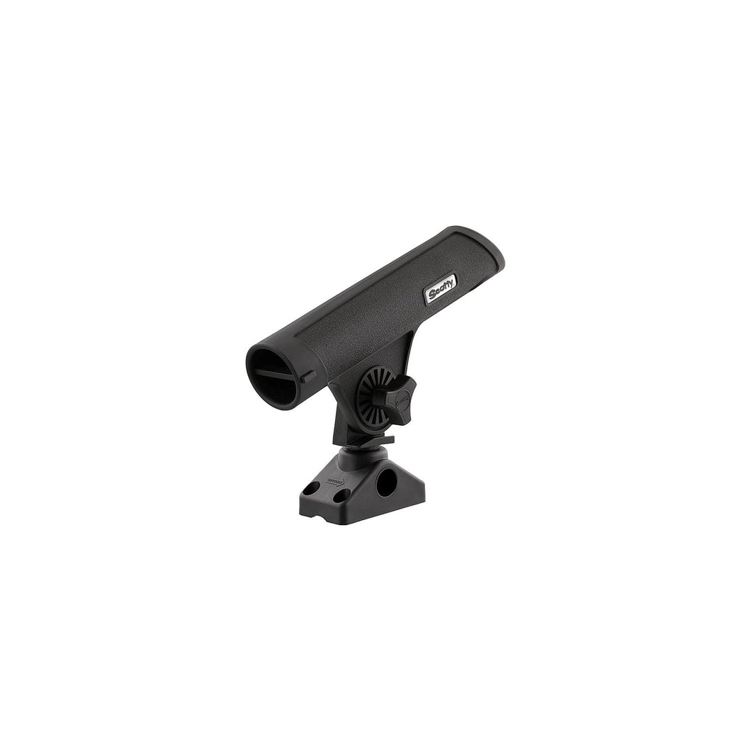 Scotty 350 Rodmaster II Rod Holder w/#241 Combination Side/Deck Mount, Black, 12/case -Modern Boat Sales & Service