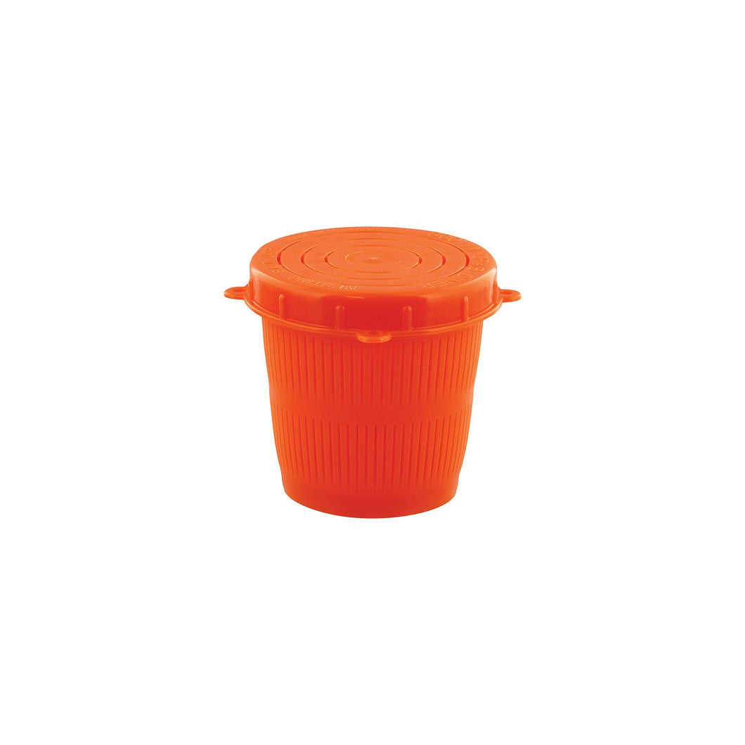 Scotty 672 0.5L Vented Bait Jar, Florescent Red, 100/case -Modern Boat Sales & Service