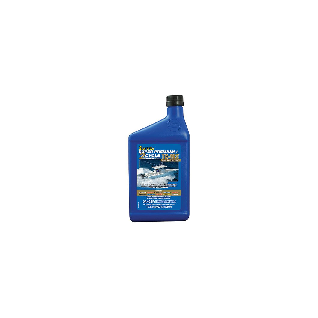 Super Premium TC-W3 2-Cycle Engine Oil, Qt., 12/case -Modern Boat Sales & Service