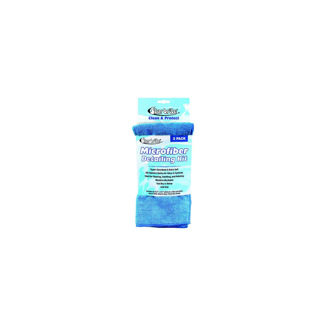 Starbrite 40079 Microfiber Detailing Kit, 3/pk -Modern Boat Sales & Service