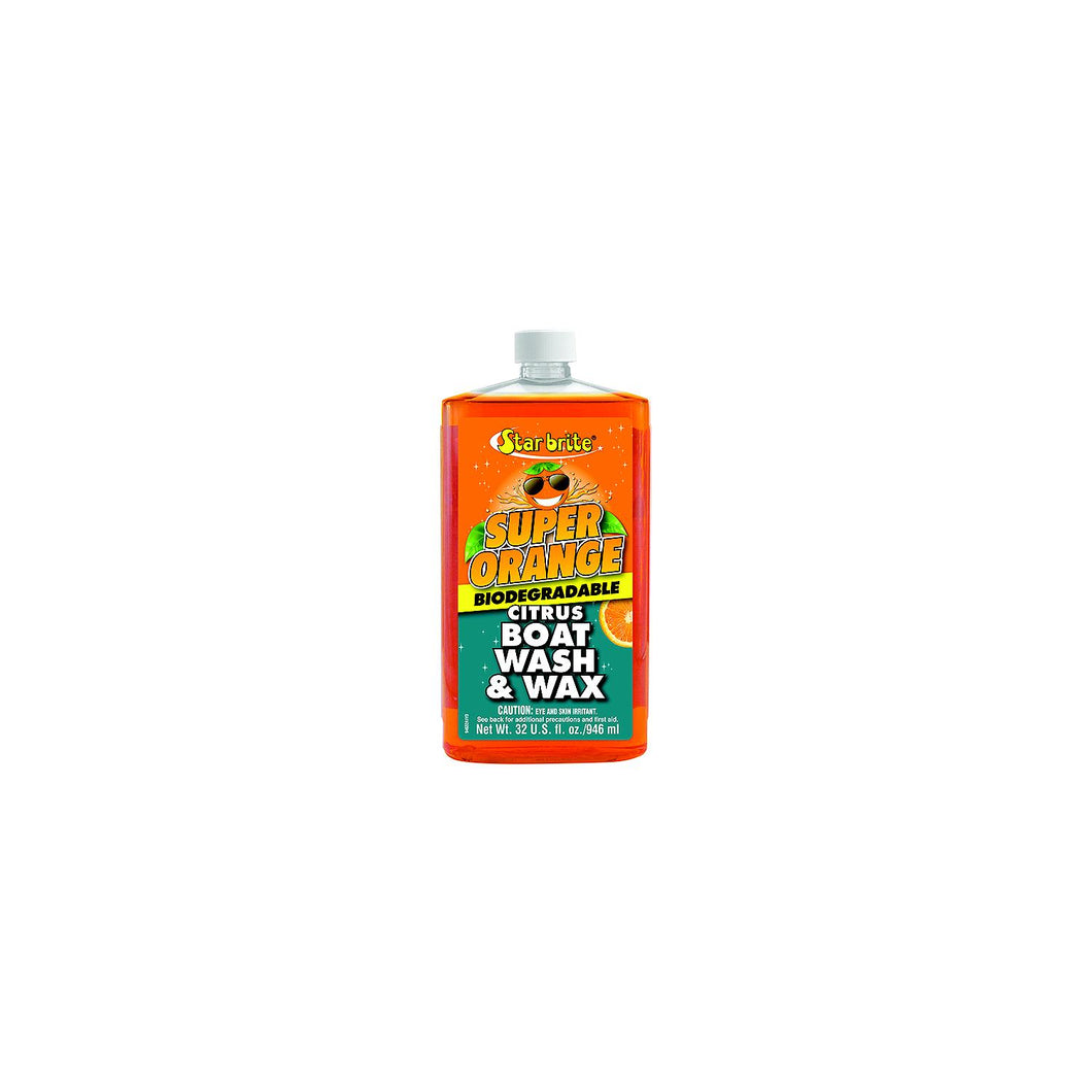 Super Orange Citrus Boat Wash & Wax, Quart -Modern Boat Sales & Service