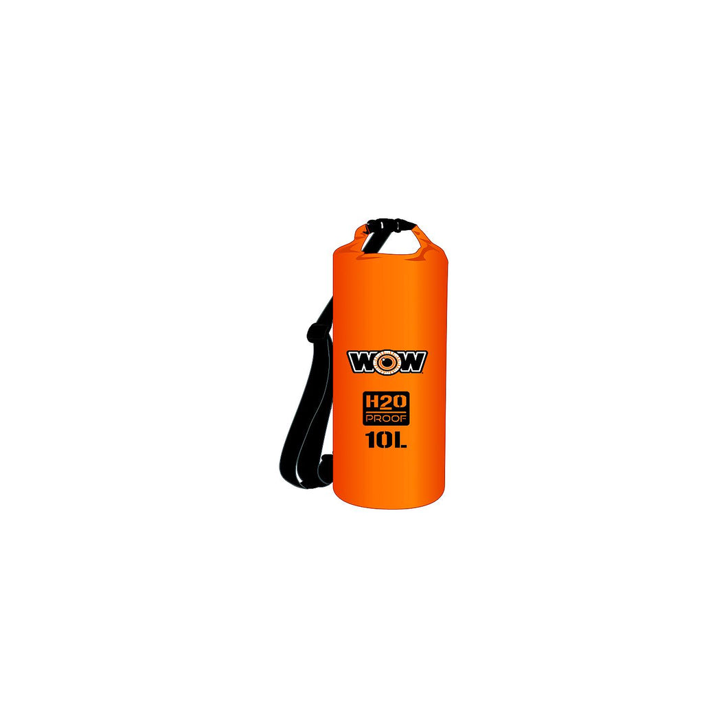 WOW H2O Proof Drybag w/Shoulder Strap, 20L Orange -Modern Boat Sales & Service