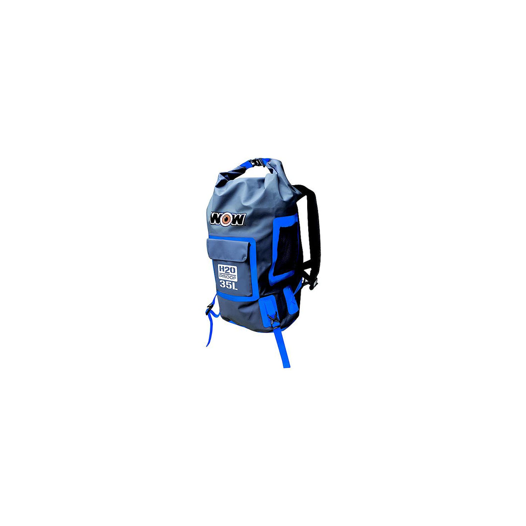 WOW H2O Proof Dry Backpack, 35L, Blue -Modern Boat Sales & Service