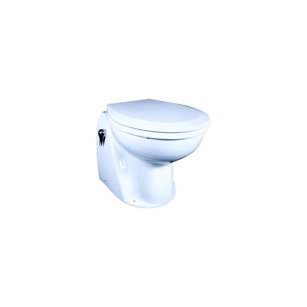 AVHWF01203 Raritan Atlantes Freedom with Vortex-Vac, White, 12v, Household, Freshwater/solenoid, Handle with smart toilet control -Modern Boat Sales & Service