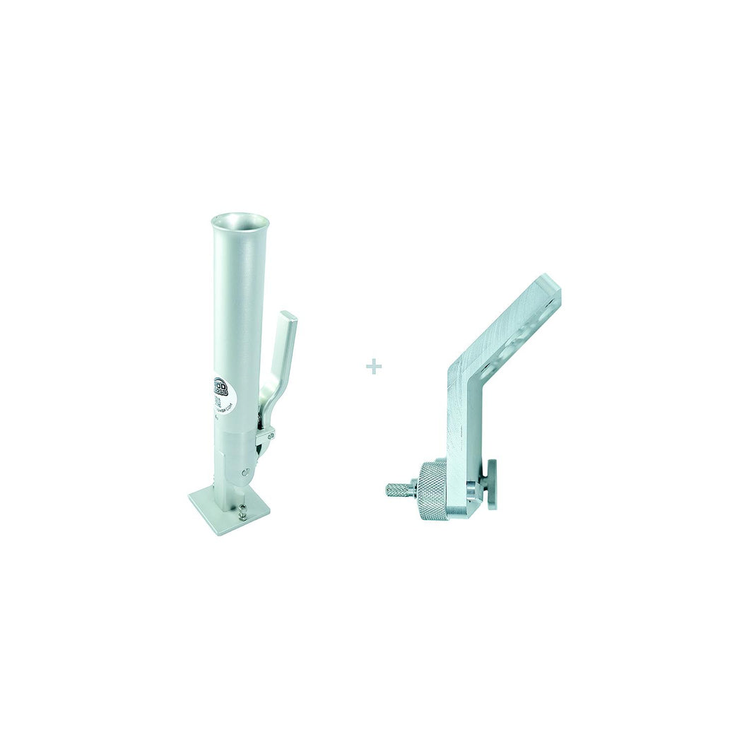 Rod Boss 100045LUND Single Rod Holder with 45 Degree Lund Bracket -Modern Boat Sales & Service