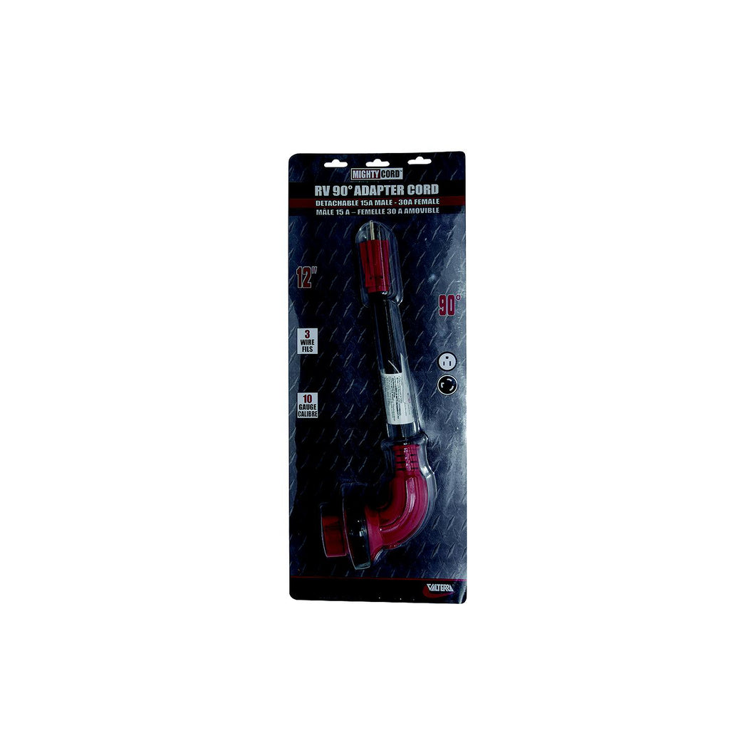 Valterra Mighty Cord 90A Adapter Cord, 15AM-30AF, Carded -Modern Boat Sales & Service