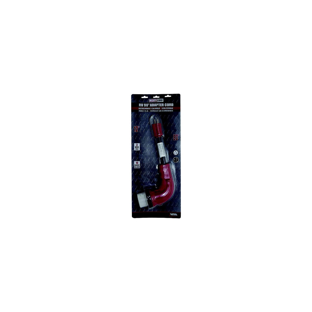 Valterra Mighty Cord 90A Adapter Cord, 15AM-50AF, Carded -Modern Boat Sales & Service