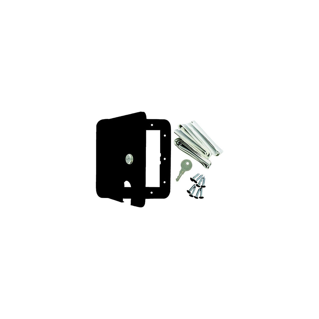 Valterra Cable Hatch, Large Square, Black -Modern Boat Sales & Service