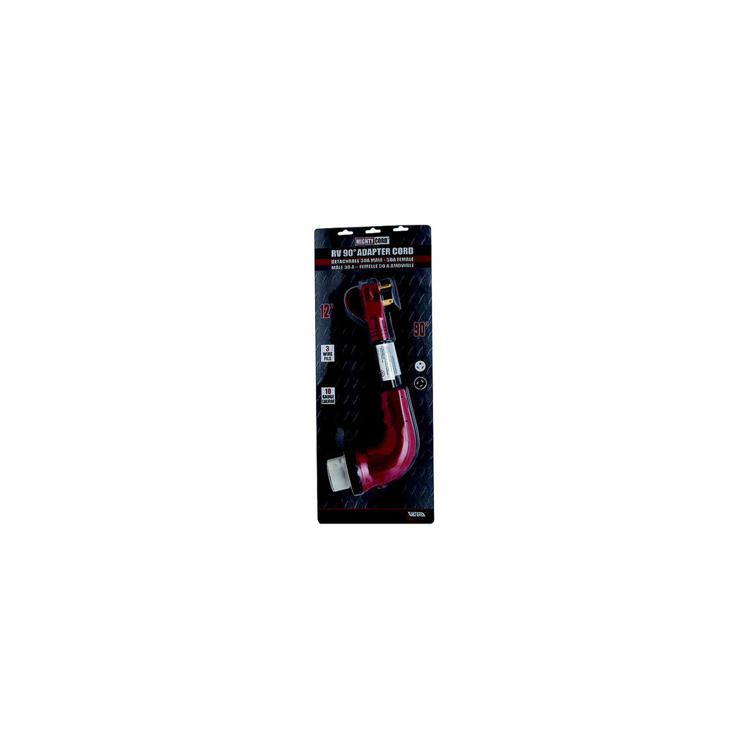 Valterra Mighty Cord 90A Adapter Cord, 30AM-50AF, Carded -Modern Boat Sales & Service