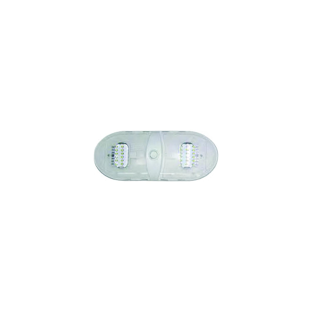 Valterra DG65430VP Slim Line Double LED Dome Light w/3-Way Switch, 12V -Modern Boat Sales & Service