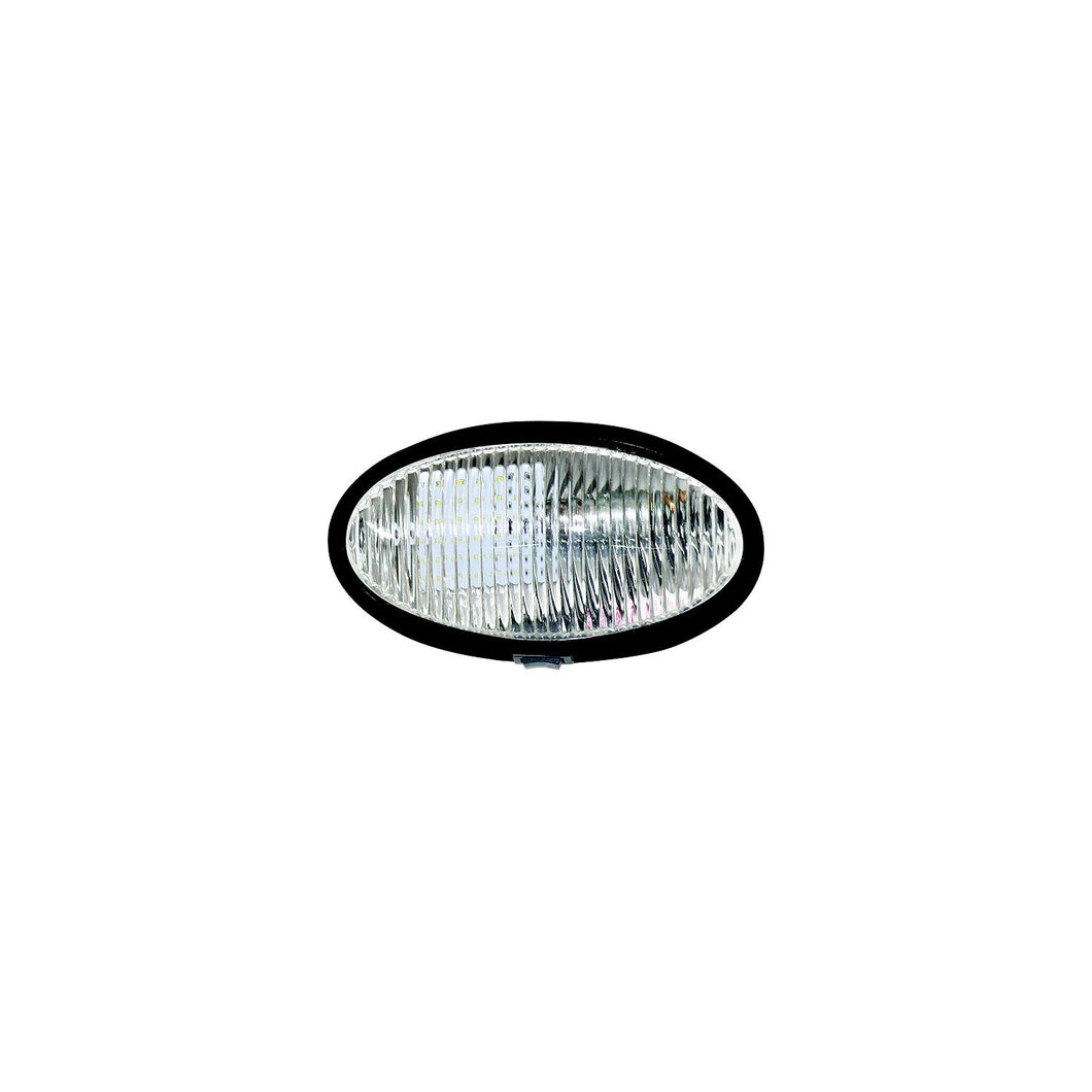 Valterra DG72408VP Oval LED Porch Light w/Switch, Black w/Clear Lens -Modern Boat Sales & Service