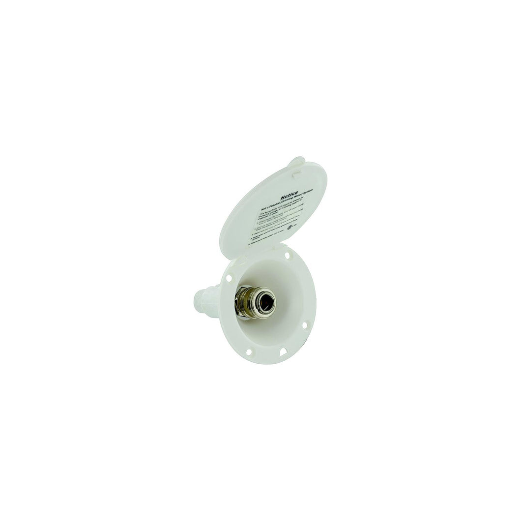Valterra Spray-Away Quick Connect Port, White -Modern Boat Sales & Service