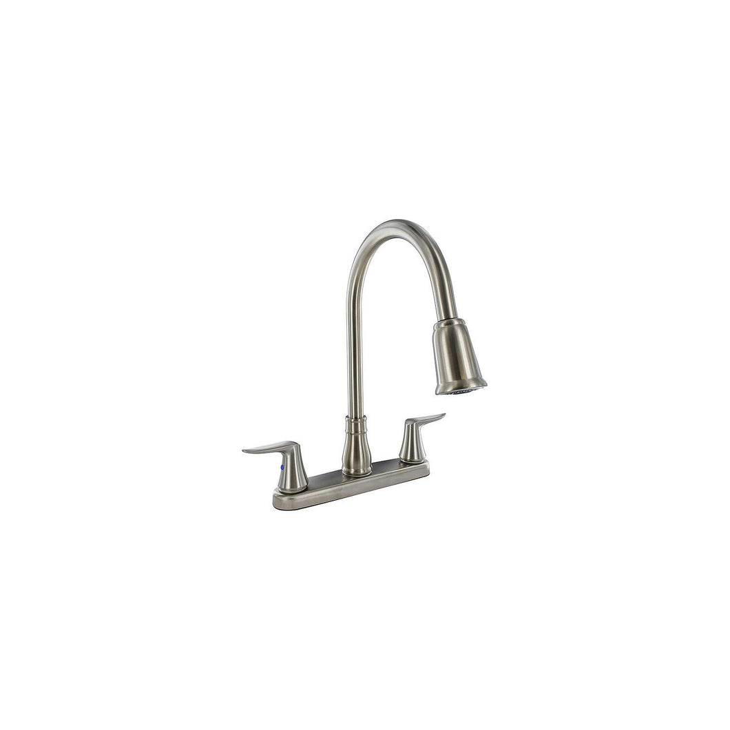 Valterra PF221404 Catalinaâ„¢ Two Handle Kitchen Faucet, Brushed Nickel -Modern Boat Sales & Service