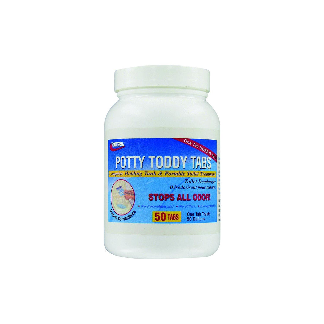 Valterra Q5004 Potty Toddy Tabs Non Toxic RV Toilet Odor Neutralizer Tablets -Modern Boat Sales & Service