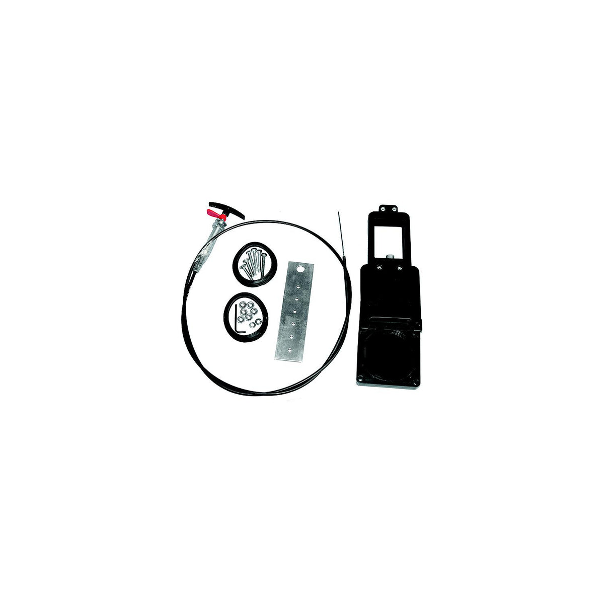 Valterra TC372CN 72" Flexible Polymer Cable Actuated 3" Waste Valve Kit Default Title -Modern Boat Sales & Service