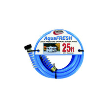 Valterra W019300 Blue AquaFresh High Pressure RV Drinking Water Hose, 5/8" x 25' Default Title -Modern Boat Sales & Service