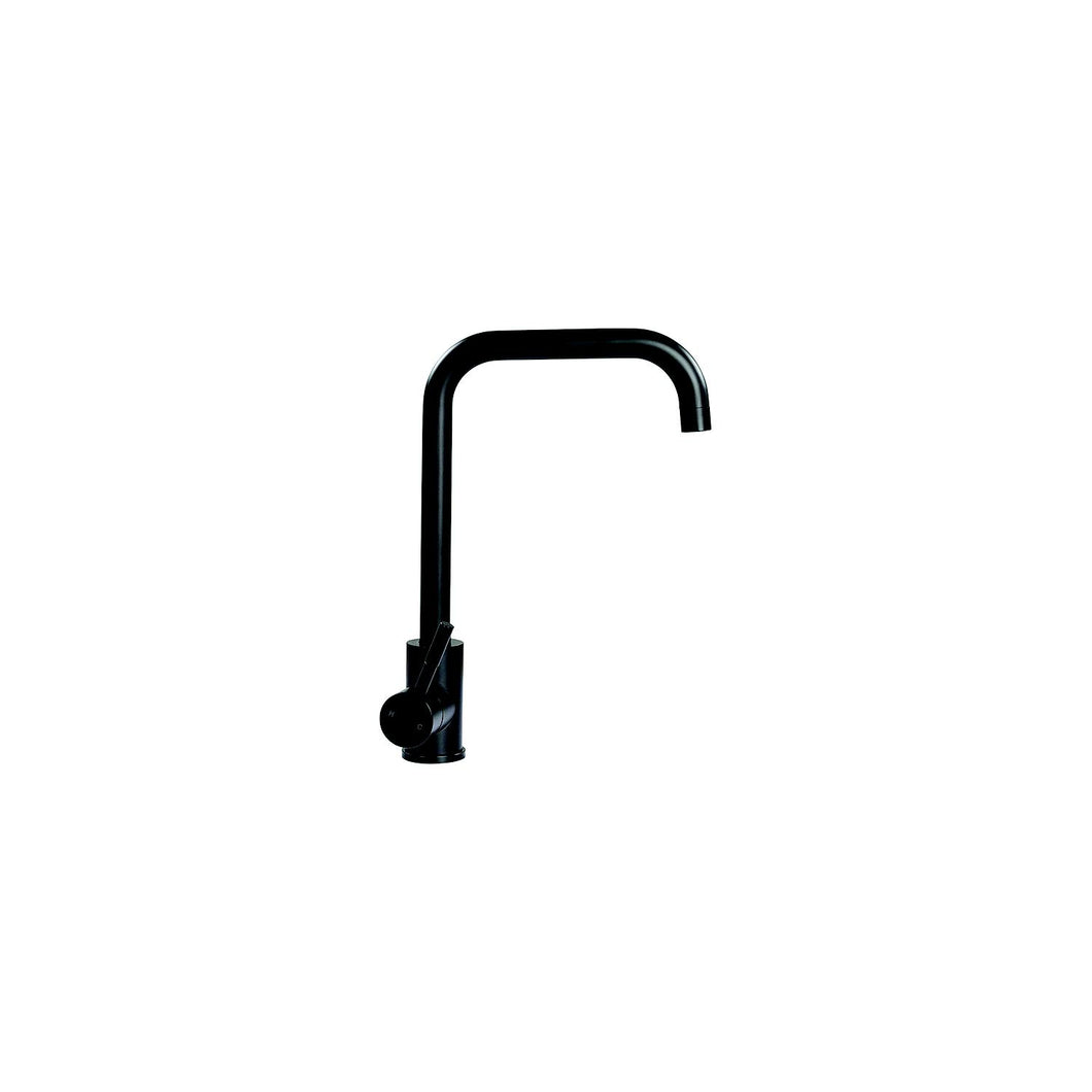 Lippert 2021090597 Googeneck Square Faucet, Black Matte -Modern Boat Sales & Service