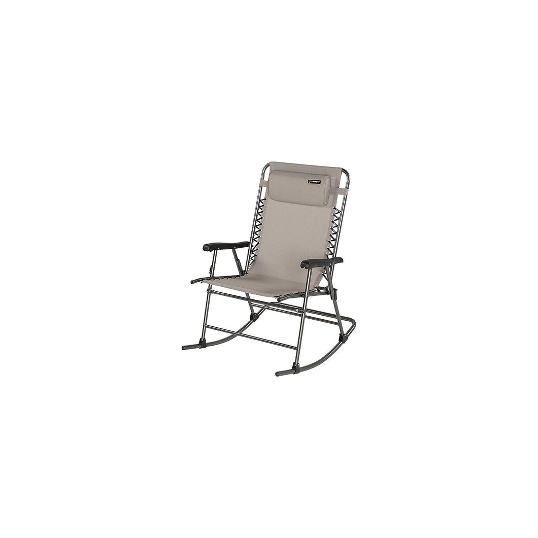 Lippert 2021123284 Stargazer Folding Rocking Chair, Sand -Modern Boat Sales & Service