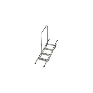 Lippert 2023024501 Victory StepÂ® Toy Hauler & RV Patio Steps with Entry Assist Handrail - Quad -Modern Boat Sales & Service