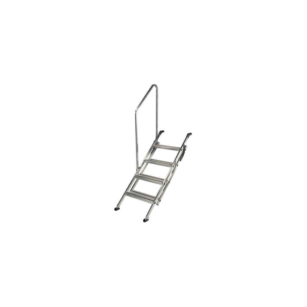 Lippert 2023024501 Victory StepÂ® Toy Hauler & RV Patio Steps with Entry Assist Handrail - Quad -Modern Boat Sales & Service