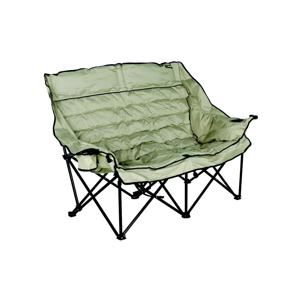 Lippert 2023053718 Lippert Big Bear Folding Loveseat - Sand, 500 lbs., 40.9