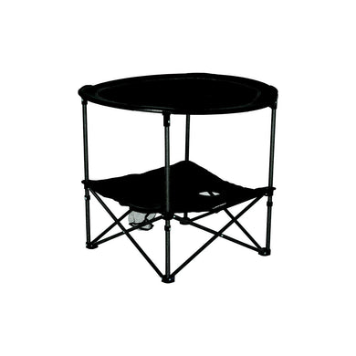 Lippert 2023053720 Two-Tier Folding Camping Table - Dark Grey, 4.3
