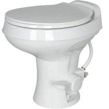 Flow Maxâ„¢ RV Toilet - White Round Plastic Bowl -Modern Boat Sales & Service