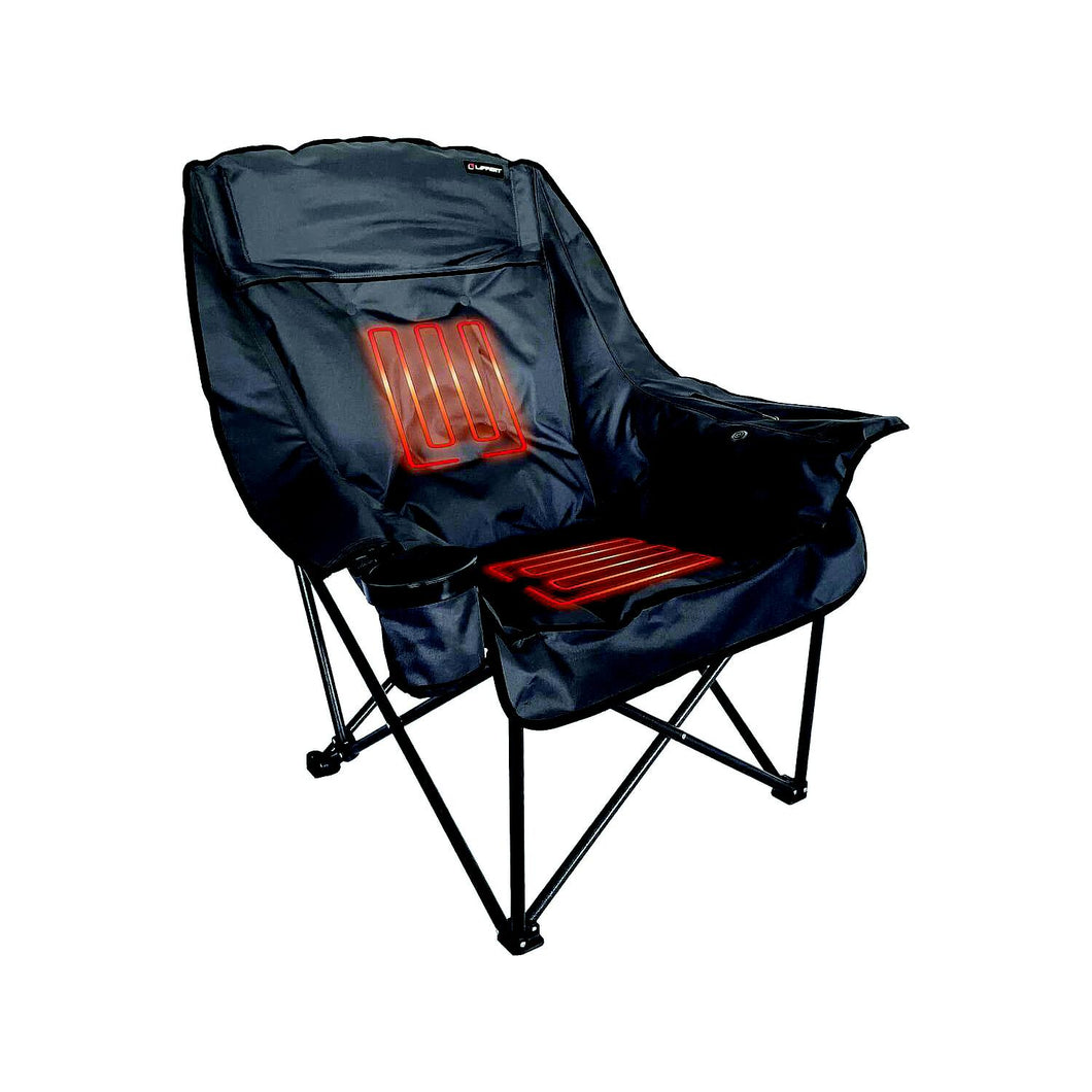 Lippert 2024043334 BIG BEAR HEATED CHAIR, Dark Grey -Modern Boat Sales & Service