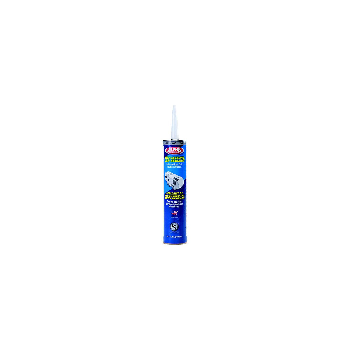 Alpha Systems 862147 Low VOC Self-Leveling Lap Sealant, 10.3 oz., Grey Default Title -Modern Boat Sales & Service