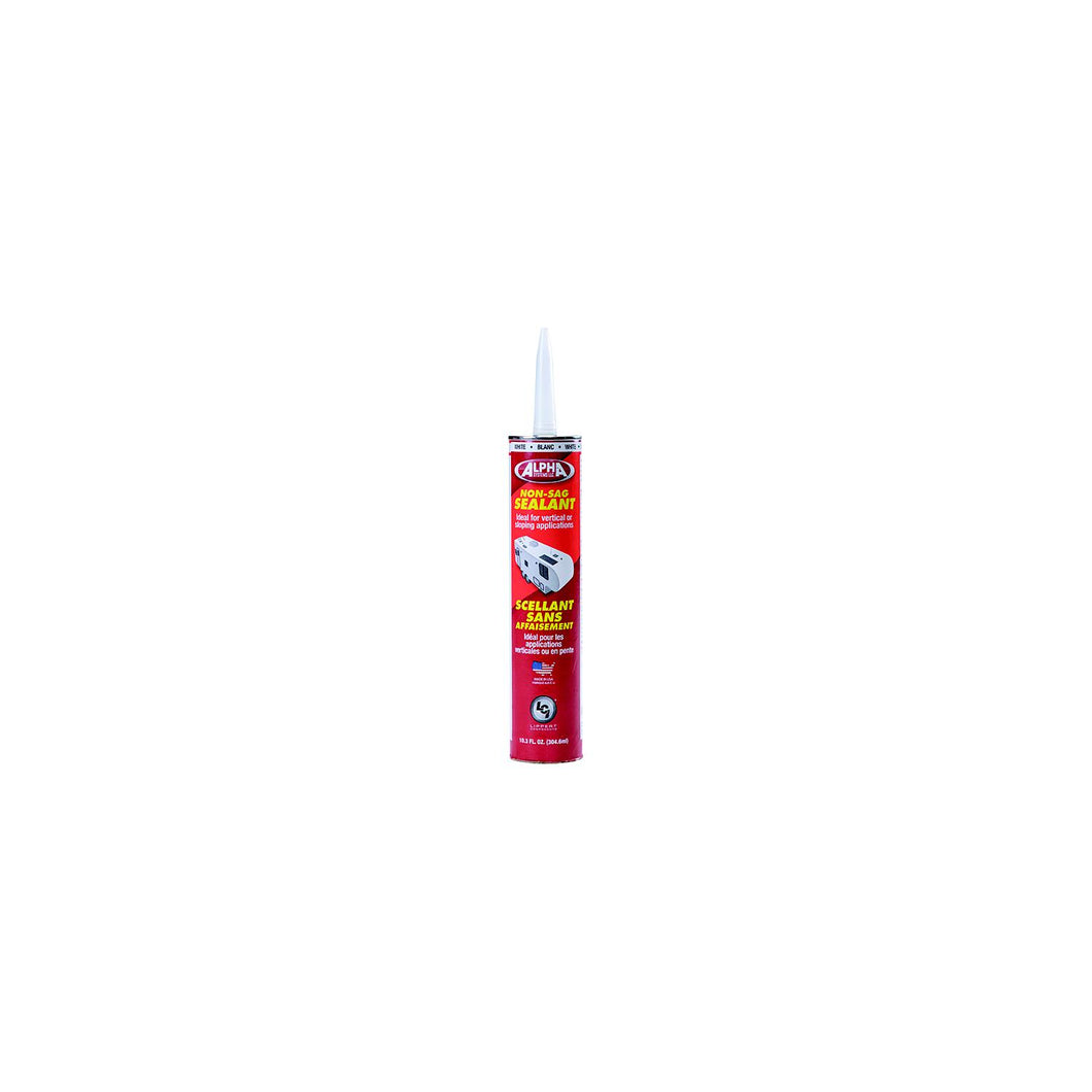 Alpha Systems 862157 Low VOC Non-Sag Sealant, 10.3 oz., White -Modern Boat Sales & Service