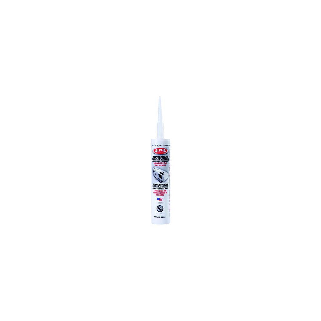 Alpha Systems 862215 Alphathane 100% Solids Self-Leveling Sealant, 9.8 oz tube, White -Modern Boat Sales & Service