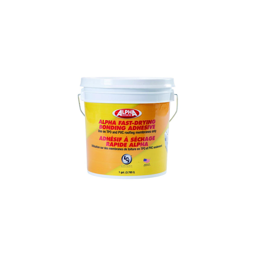 Alpha Systems 862400 Fast-Drying Water Based Bonding Adhesive, Gal., White -Modern Boat Sales & Service