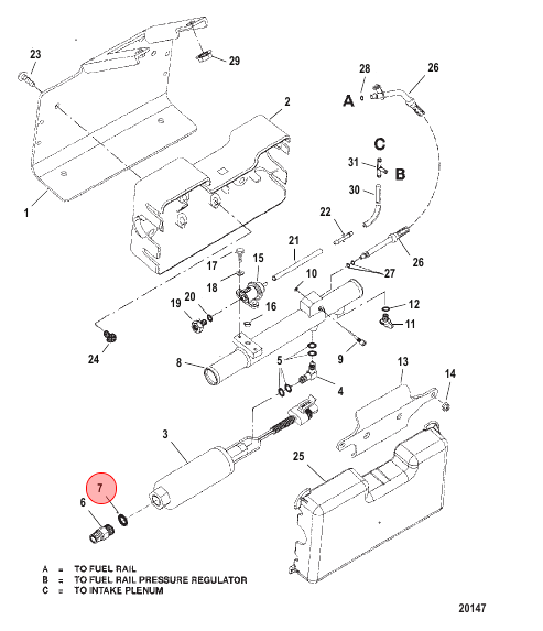 #805062 Mercury Marine Quicksilver o-ring/ Drawer #017