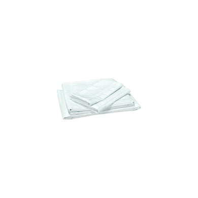 Thomas Payne 2020218491 Microfiber Sheet Set, White, Queen -Modern Boat Sales & Service