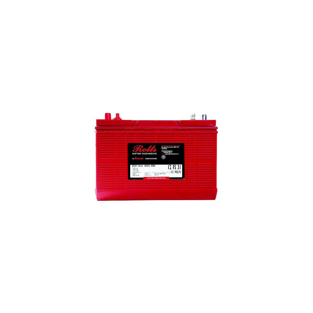 Midstate Battery 12FS31 Rolls Premium Deep Cycle Batteries, 12V, Group 31 -Modern Boat Sales & Service