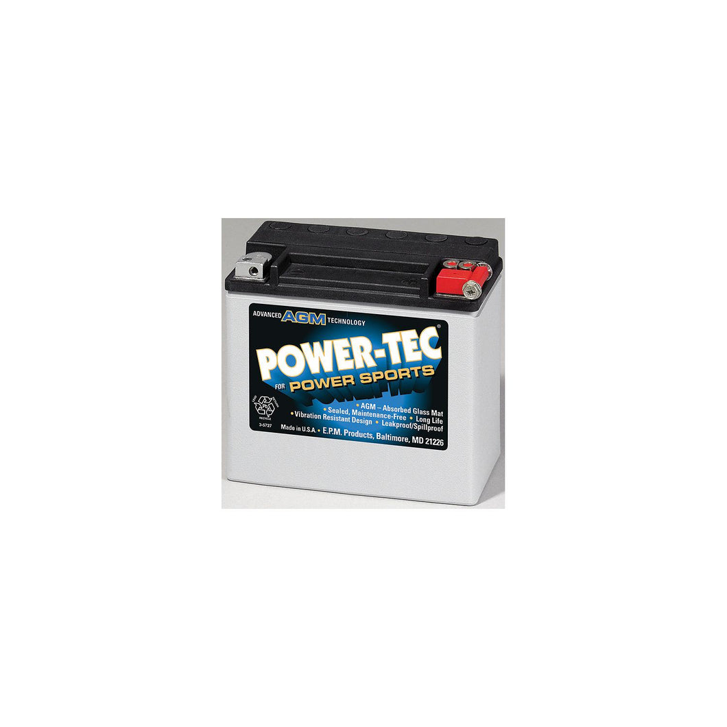 Power-Tec PWC AGM Battery, 17.5 385MCA -Modern Boat Sales & Service