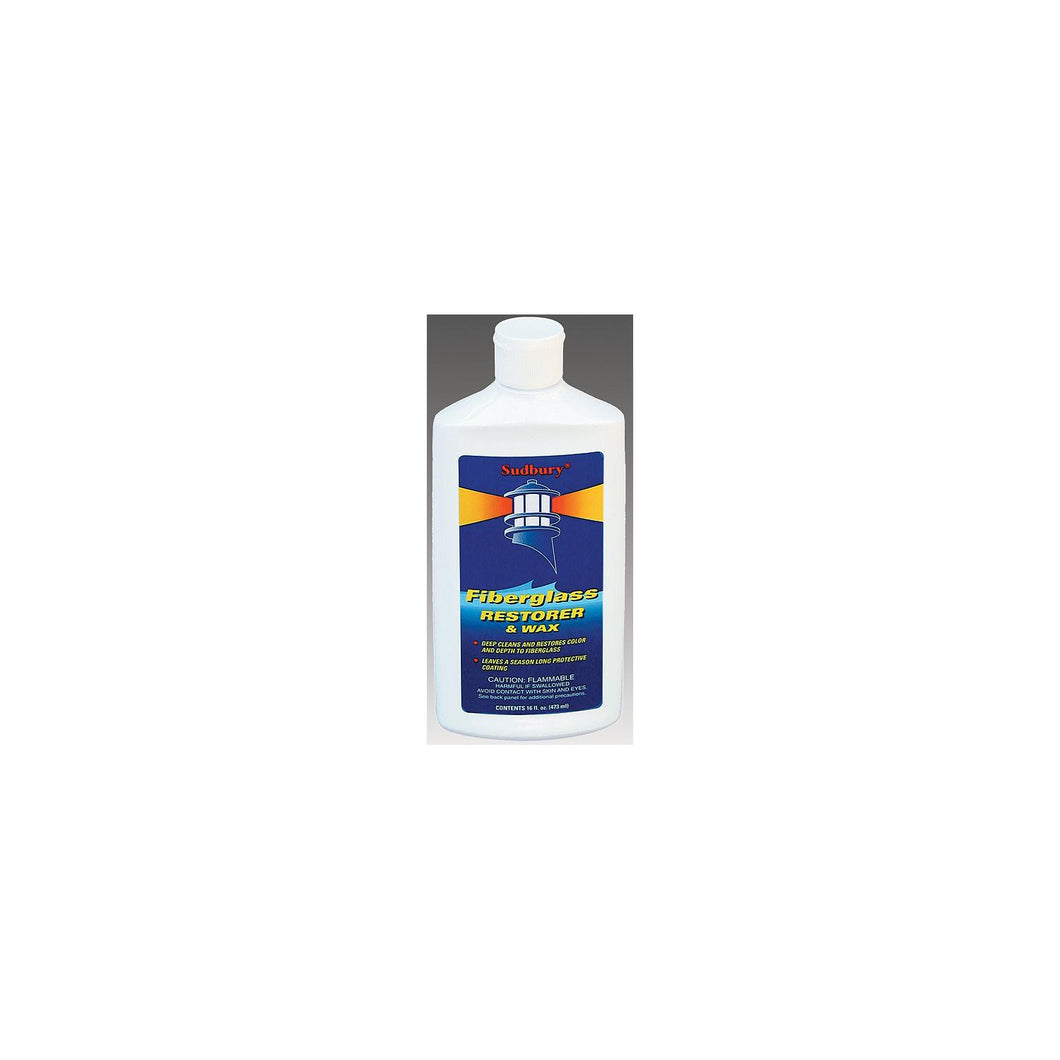 One Step Fiberglass Restorer & Wax, Liquid, 12 oz. -Modern Boat Sales & Service