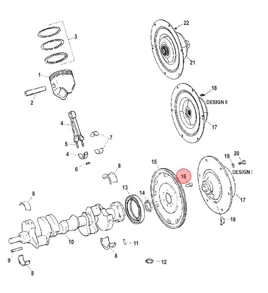 * 8M0214958 MERCURY MARINE FLYWHEEL MOUNTING SCREW/Drawer #579 -Modern Boat Sales & Service