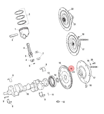 * 8M0214958 MERCURY MARINE FLYWHEEL MOUNTING SCREW/Drawer #579 -Modern Boat Sales & Service