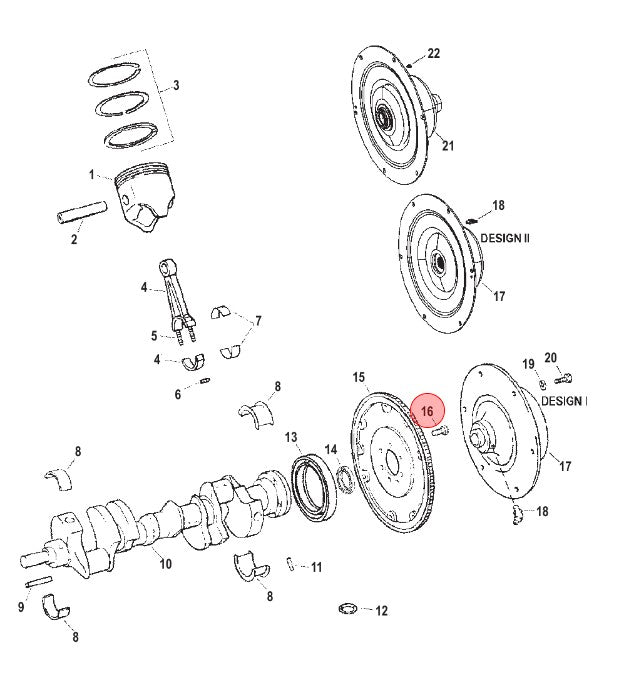 * 8M0214958 MERCURY MARINE FLYWHEEL MOUNTING SCREW/Drawer #579 -Modern Boat Sales & Service