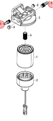 * 855214 MERCURY MARINE QUICKSILVER FUEL FITTING/J3/DRAWER-J015 -Modern Boat Sales & Service