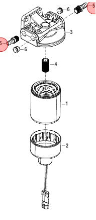 * 855214 MERCURY MARINE QUICKSILVER FUEL FITTING/J3/DRAWER-J015 -Modern Boat Sales & Service