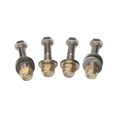 SeaStar Jack Plate Mounting Bolt Kit (Includes 4 each Stainless Steel Bolts, Brass Nylock Nuts and Washers) -Modern Boat Sales & Service