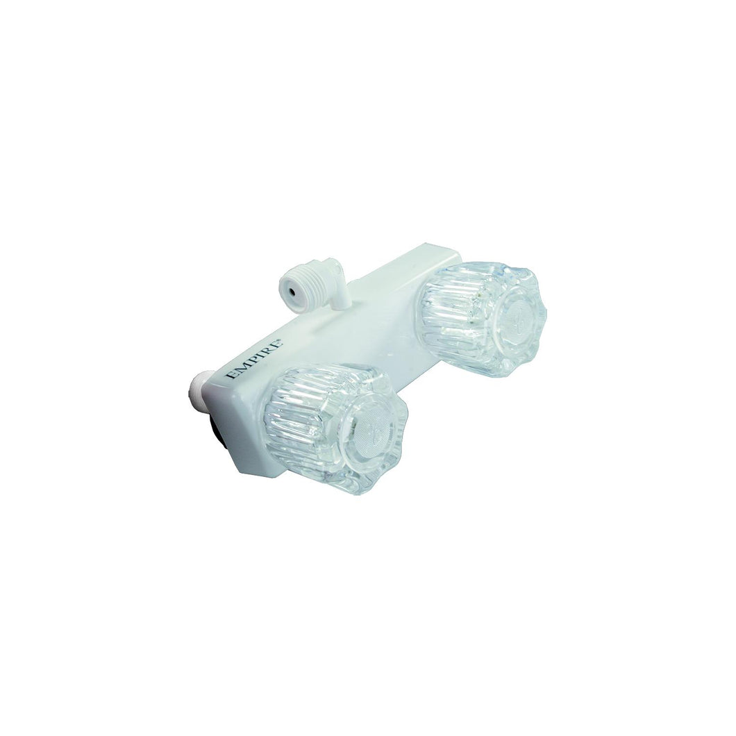 B and B Molders 94203 Exterior Shower Faucet Replacement, Polar White -Modern Boat Sales & Service