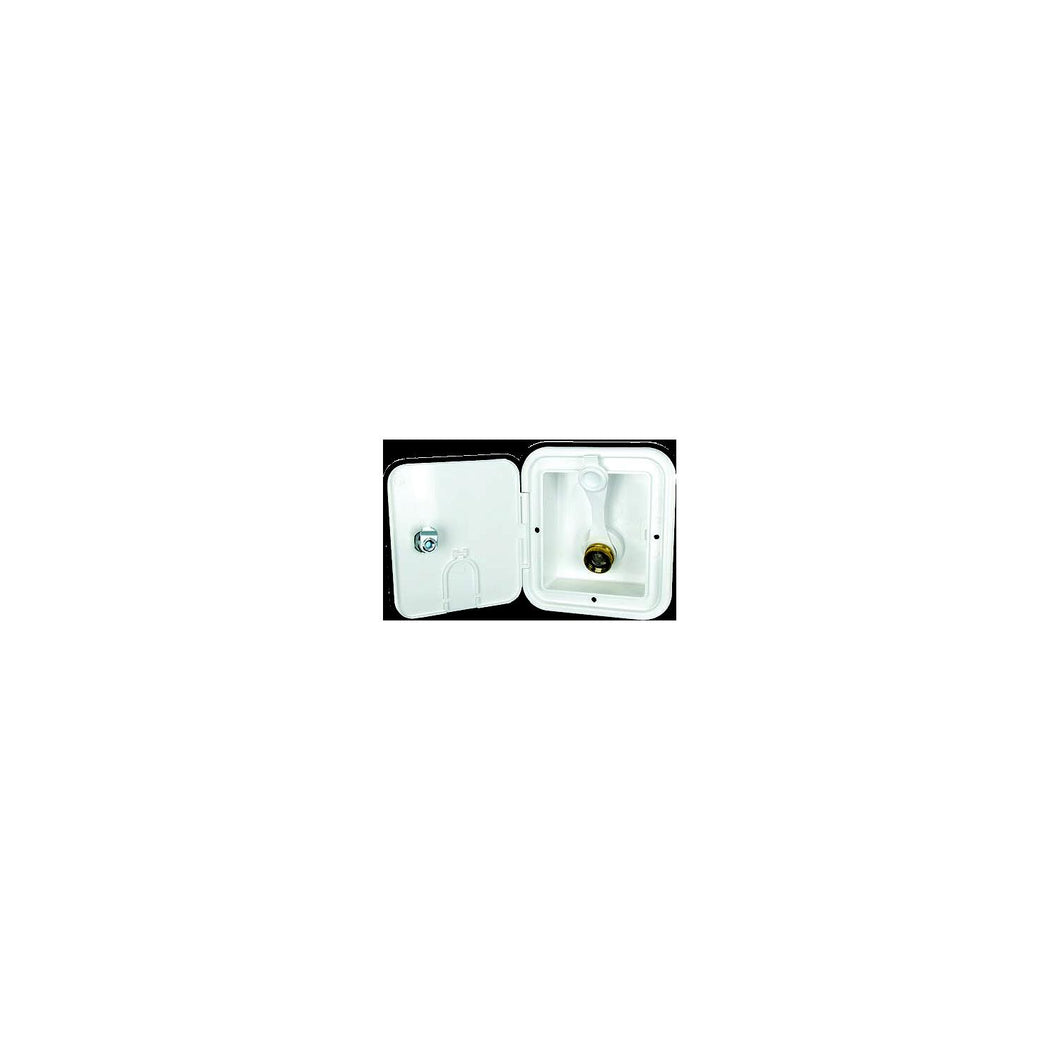 B and B Molders 94225 City Water Hatch w/Brass Check Valve, Polar White -Modern Boat Sales & Service