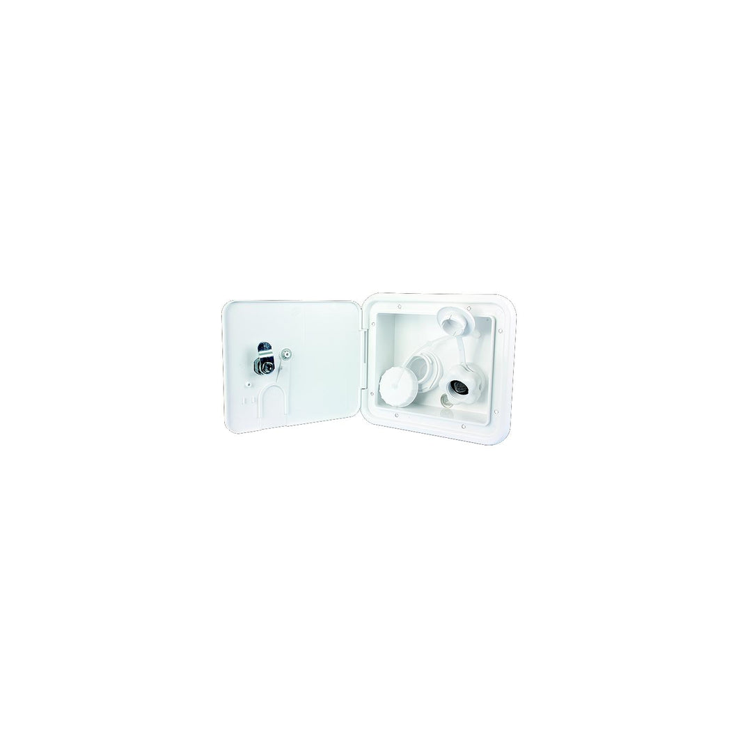 B and B Molders 94254 City/Gravity Water Center w/Plastic Check Valve, Polar White -Modern Boat Sales & Service