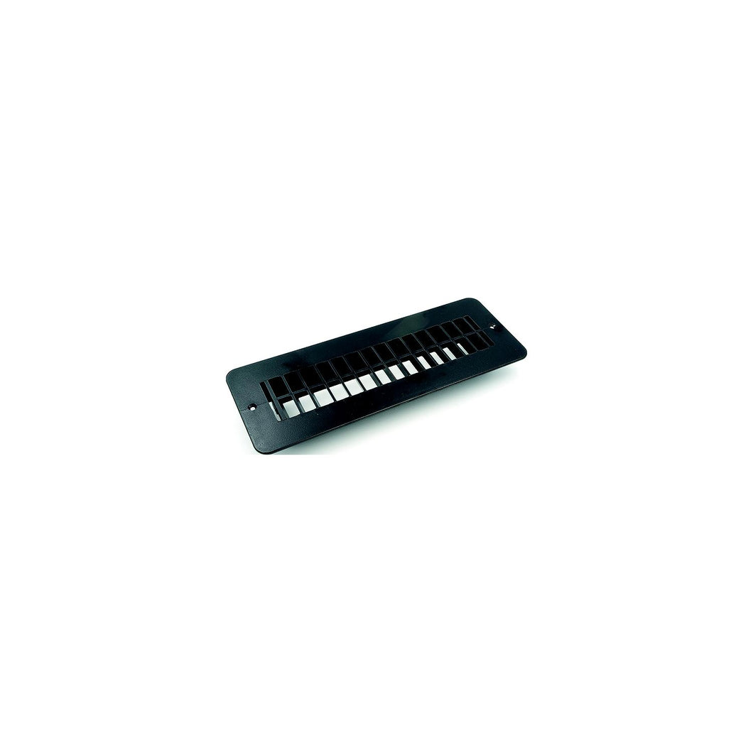 B and B Molders 94257 Floor Register, w/o Damper, Black -Modern Boat Sales & Service