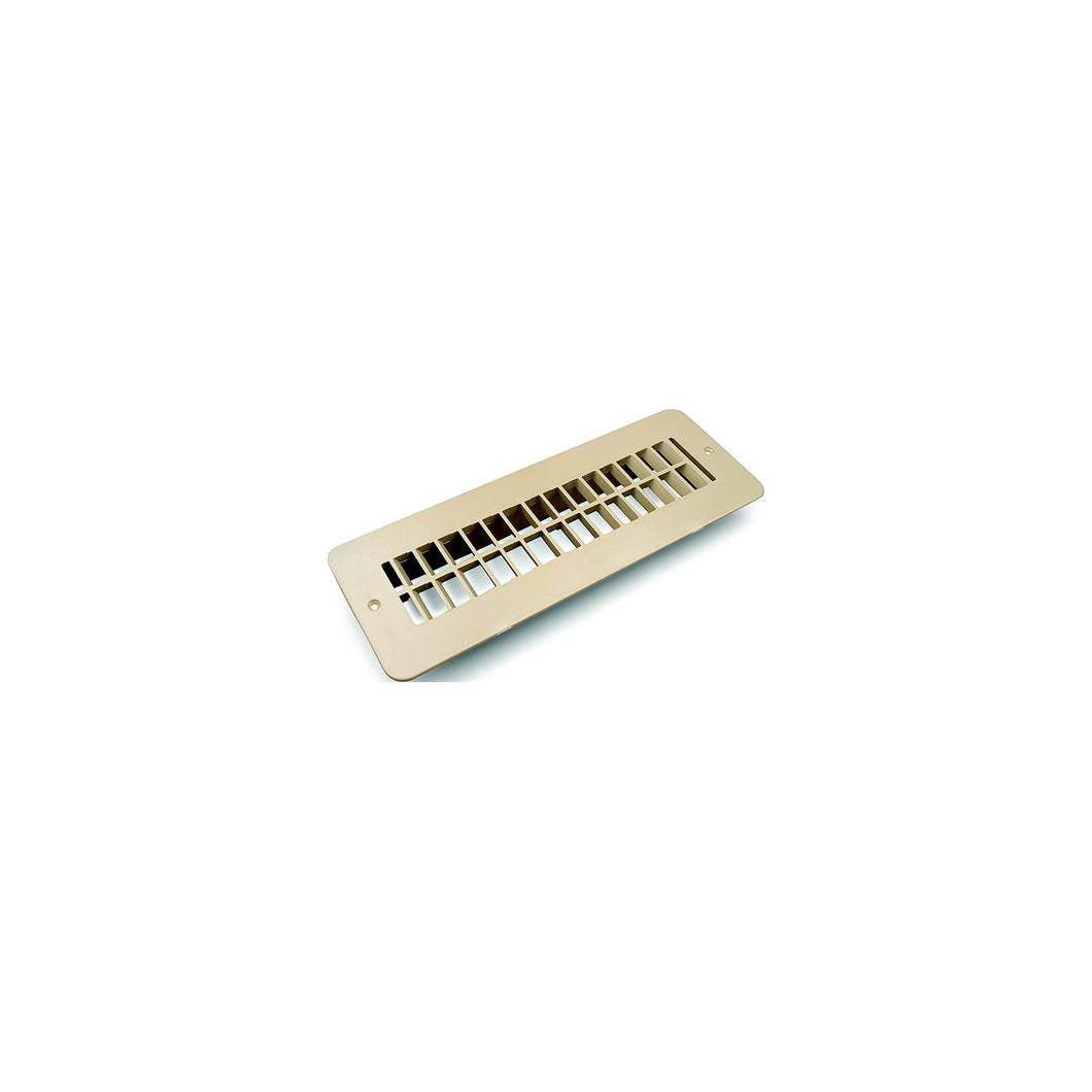 B and B Molders 94258 Floor Register, w/o Damper, Tan -Modern Boat Sales & Service