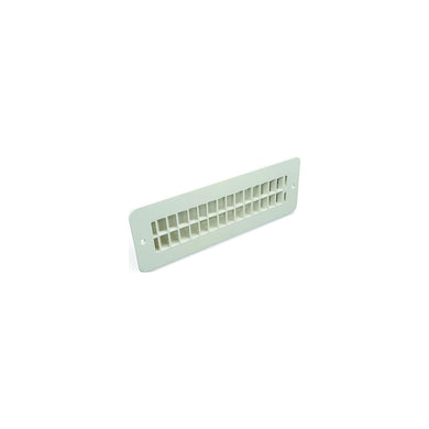 B and B Molders 94259 Floor Register, w/ Damper, Polar White -Modern Boat Sales & Service